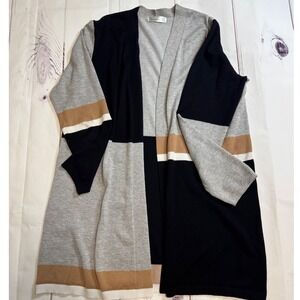 89th + Madison Cardigan / Black, Gray & Brown / Sku0016